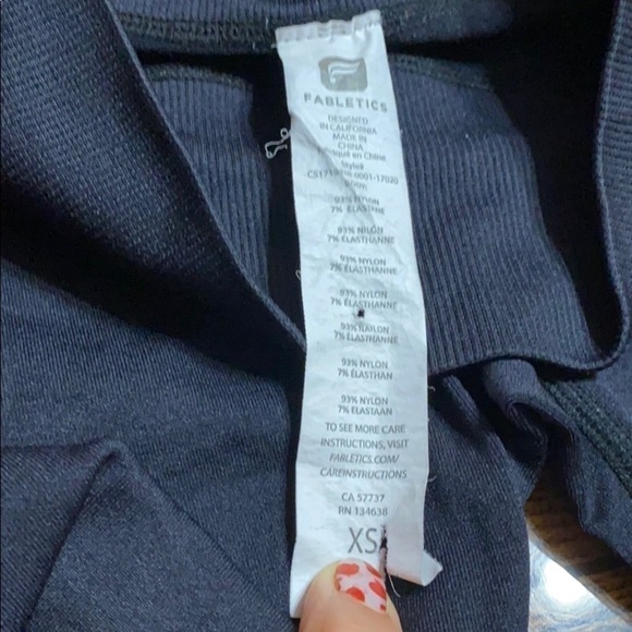 fabletics Black Tight XS - Picture 3 of 8